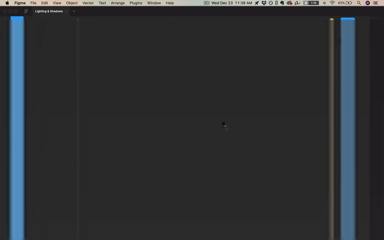 Old iOS skeuomorphic control panel — every highlight, shadow, gloss, and divot traces back to light-from-above